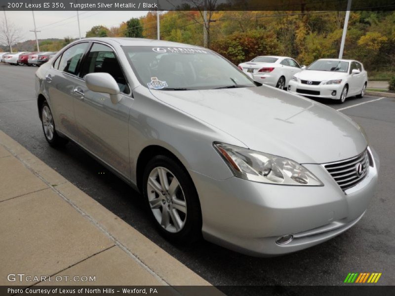 Tungsten Silver Metallic / Black 2007 Lexus ES 350