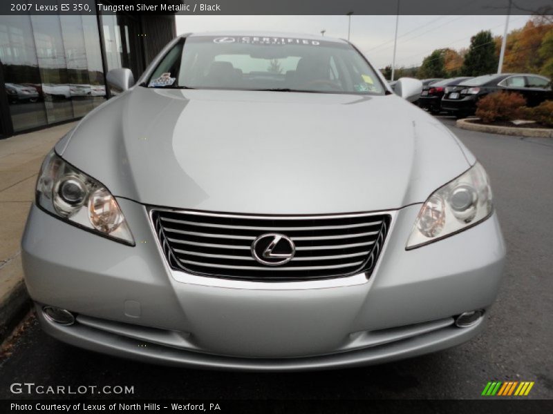 Tungsten Silver Metallic / Black 2007 Lexus ES 350