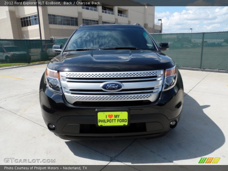 Black / Charcoal Black 2012 Ford Explorer XLT EcoBoost