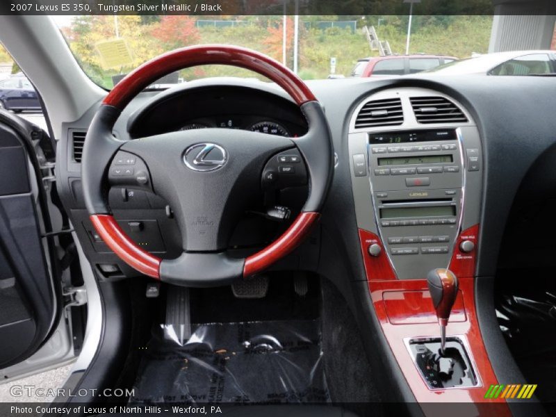 Tungsten Silver Metallic / Black 2007 Lexus ES 350