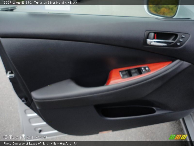 Tungsten Silver Metallic / Black 2007 Lexus ES 350