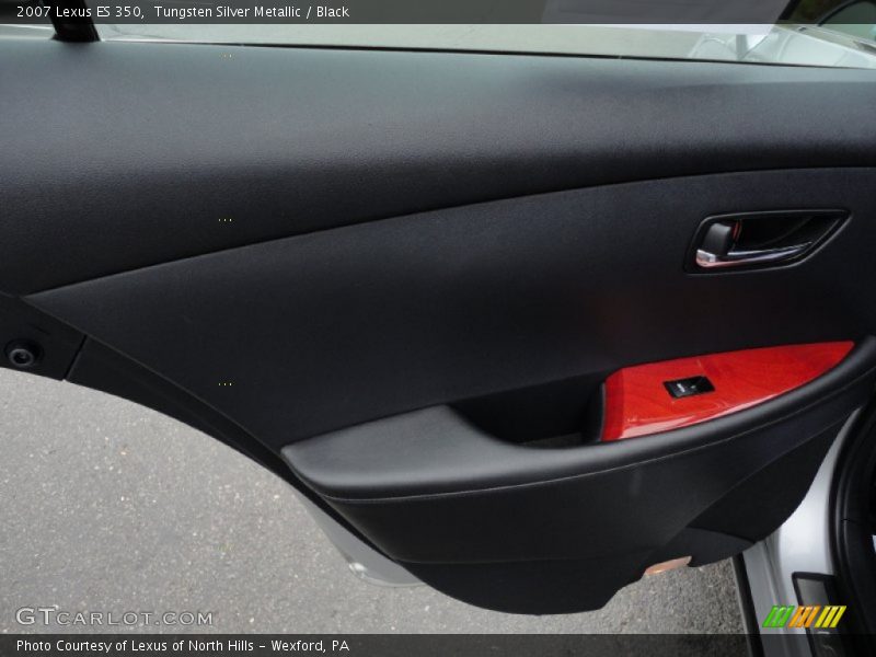 Tungsten Silver Metallic / Black 2007 Lexus ES 350