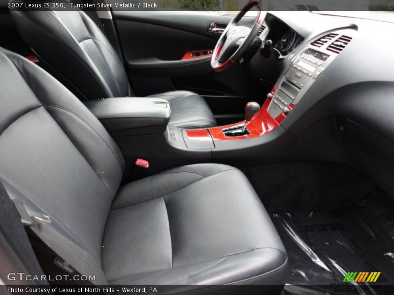 Tungsten Silver Metallic / Black 2007 Lexus ES 350
