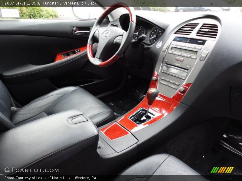 Tungsten Silver Metallic / Black 2007 Lexus ES 350