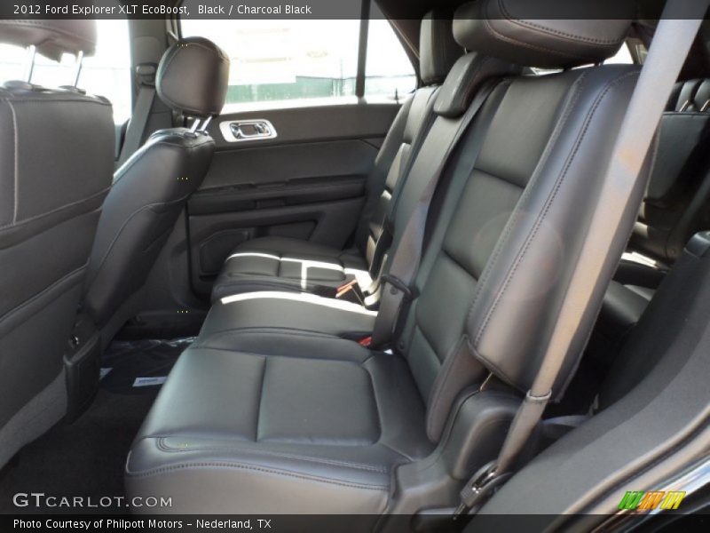  2012 Explorer XLT EcoBoost Charcoal Black Interior