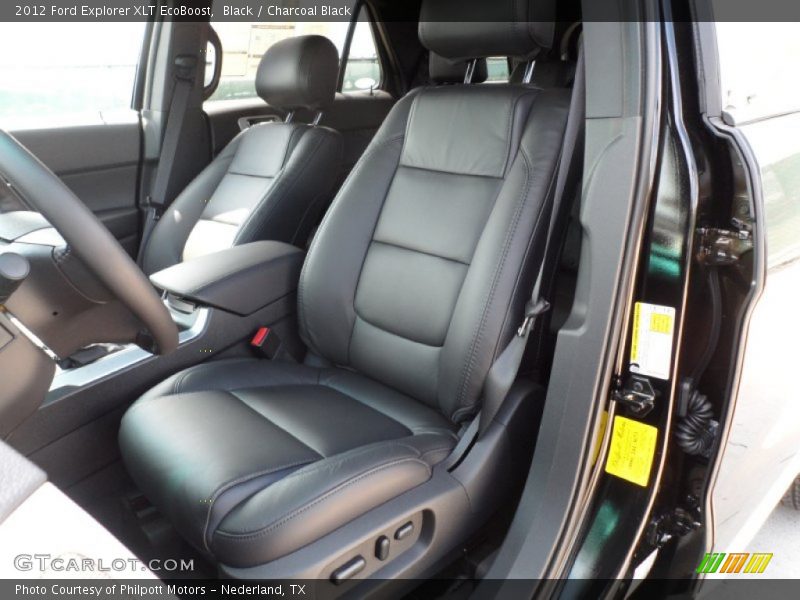  2012 Explorer XLT EcoBoost Charcoal Black Interior