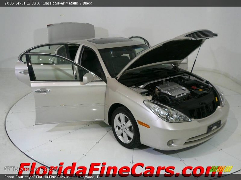 Classic Silver Metallic / Black 2005 Lexus ES 330