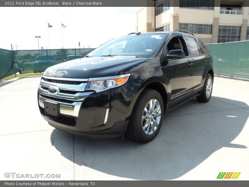Black / Charcoal Black 2012 Ford Edge SEL EcoBoost