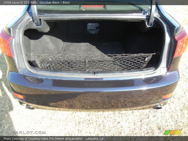 Obsidian Black / Black 2009 Lexus IS 250 AWD