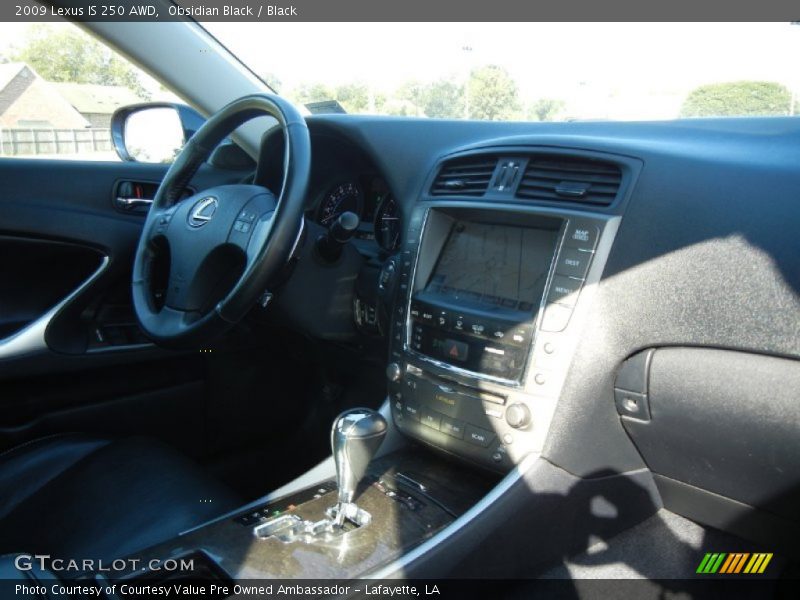 Obsidian Black / Black 2009 Lexus IS 250 AWD