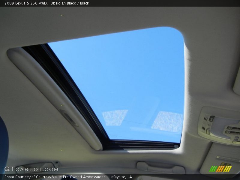Obsidian Black / Black 2009 Lexus IS 250 AWD