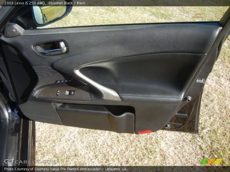 Obsidian Black / Black 2009 Lexus IS 250 AWD