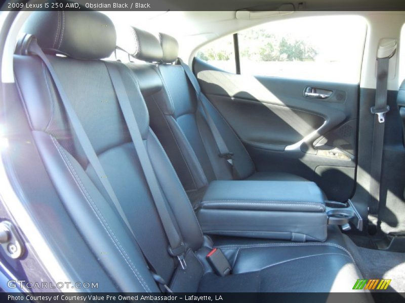 Obsidian Black / Black 2009 Lexus IS 250 AWD