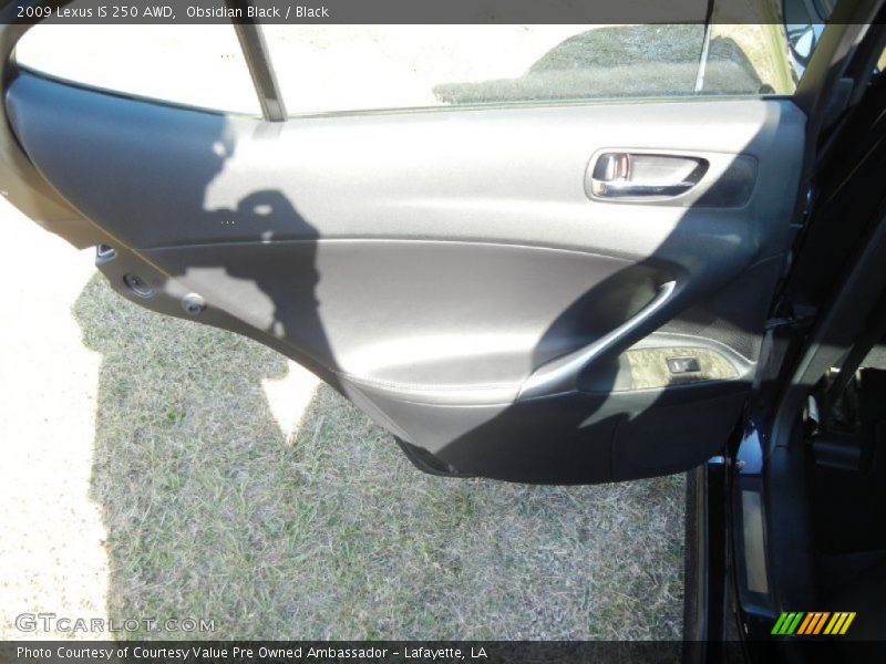 Obsidian Black / Black 2009 Lexus IS 250 AWD