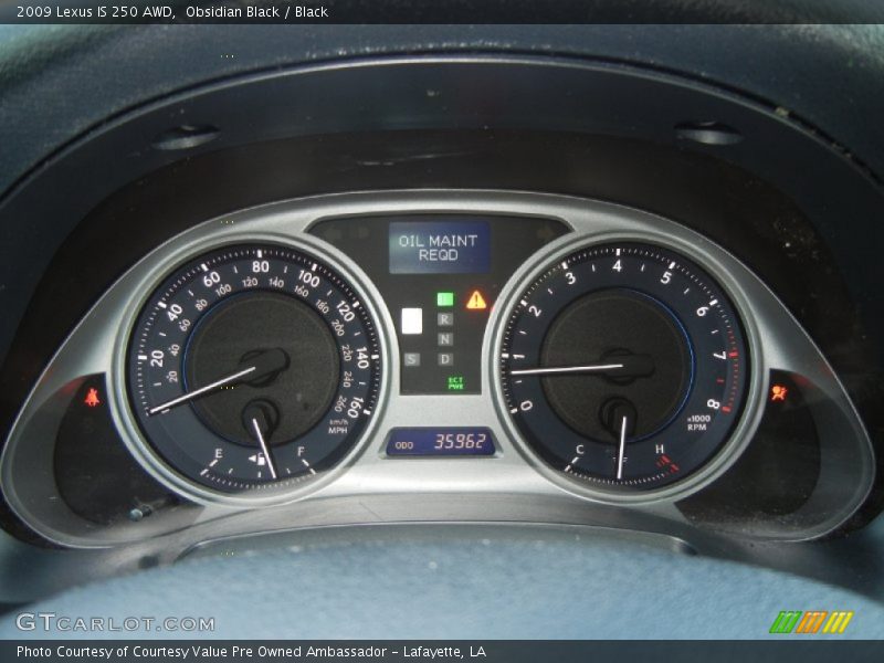 Obsidian Black / Black 2009 Lexus IS 250 AWD