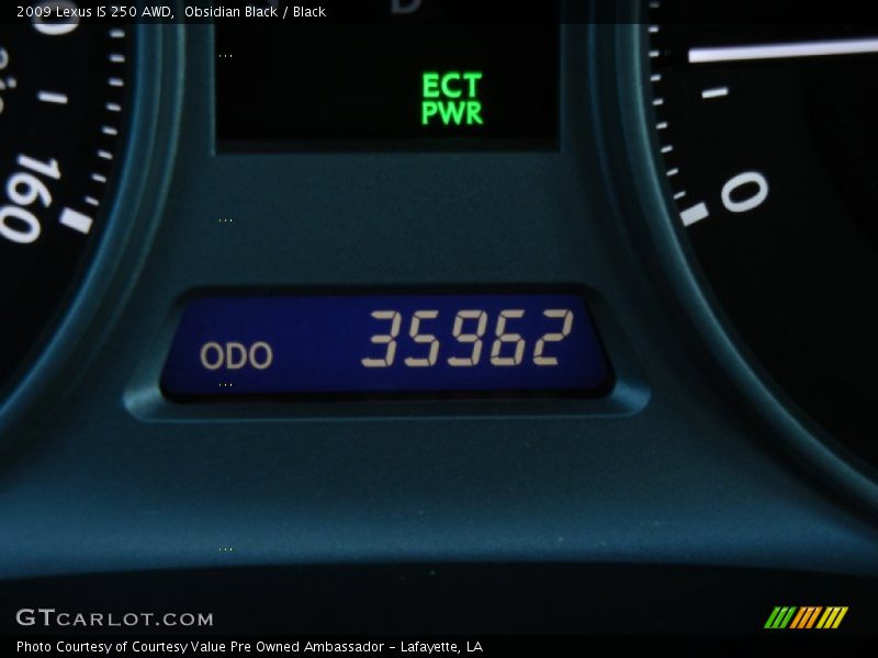Obsidian Black / Black 2009 Lexus IS 250 AWD