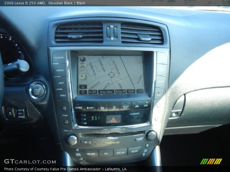 Obsidian Black / Black 2009 Lexus IS 250 AWD