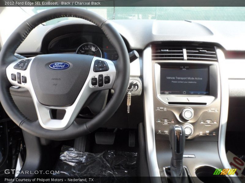 Black / Charcoal Black 2012 Ford Edge SEL EcoBoost