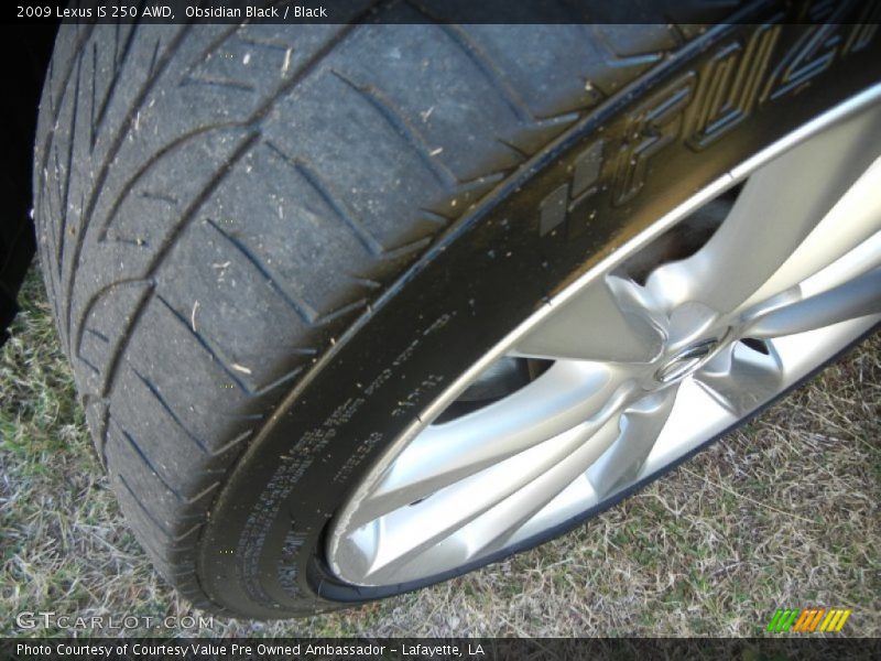 Obsidian Black / Black 2009 Lexus IS 250 AWD