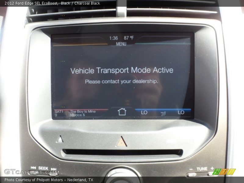 Black / Charcoal Black 2012 Ford Edge SEL EcoBoost