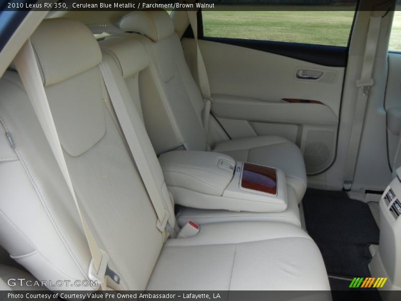 Cerulean Blue Metallic / Parchment/Brown Walnut 2010 Lexus RX 350
