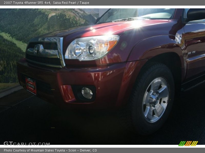 Salsa Red Pearl / Taupe 2007 Toyota 4Runner SR5 4x4