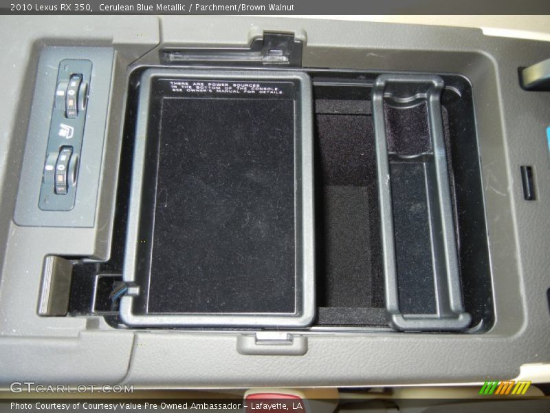 Cerulean Blue Metallic / Parchment/Brown Walnut 2010 Lexus RX 350