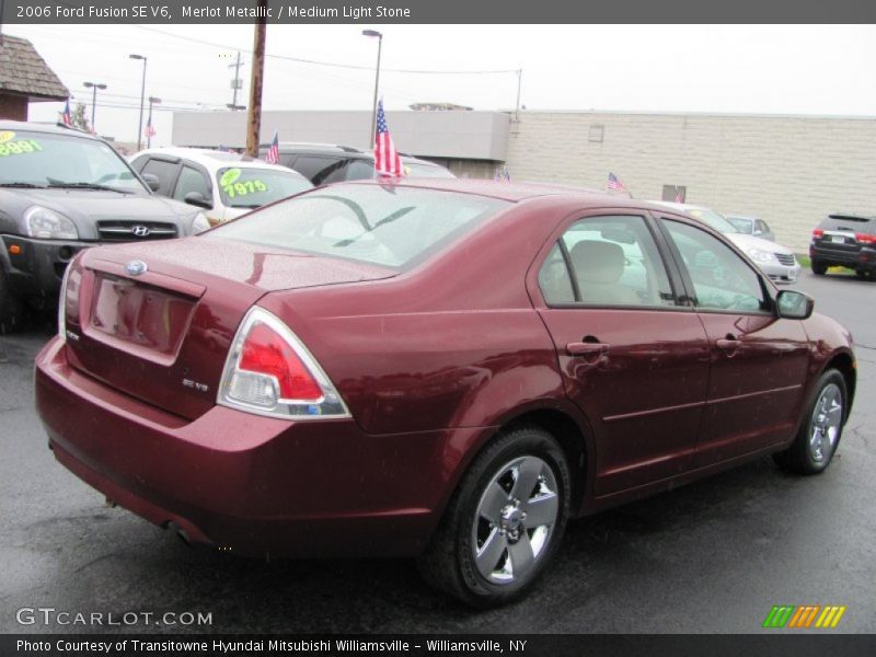 Merlot Metallic / Medium Light Stone 2006 Ford Fusion SE V6