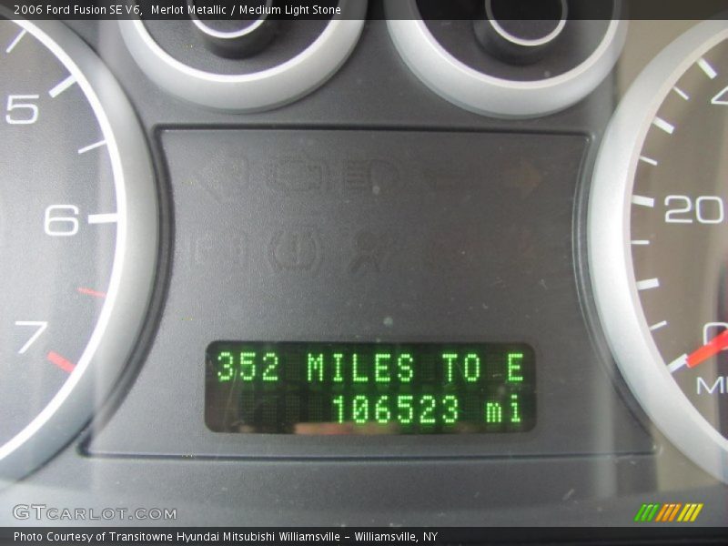 Merlot Metallic / Medium Light Stone 2006 Ford Fusion SE V6