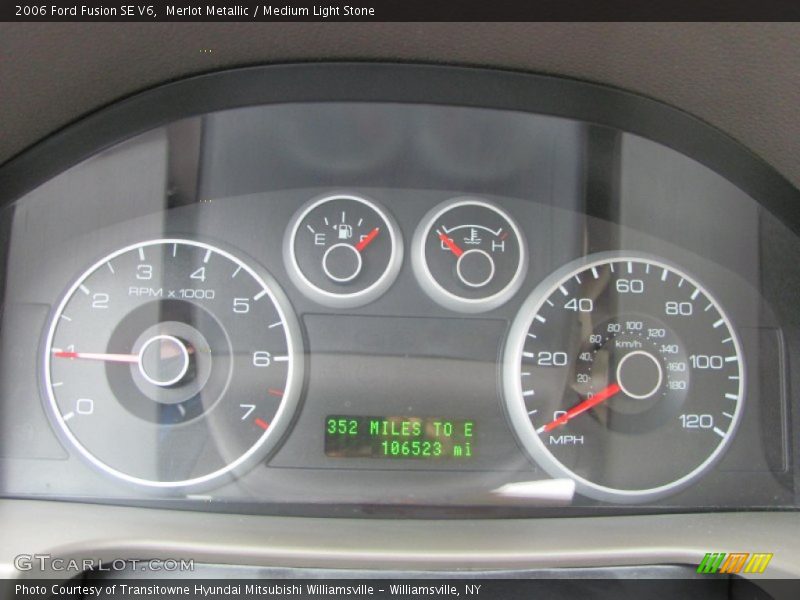 Merlot Metallic / Medium Light Stone 2006 Ford Fusion SE V6
