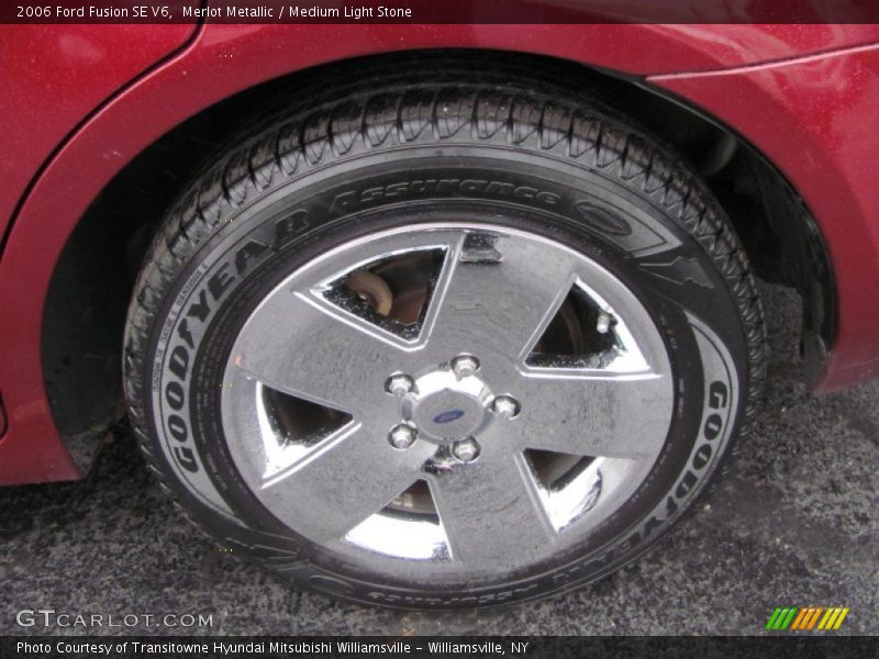 Merlot Metallic / Medium Light Stone 2006 Ford Fusion SE V6