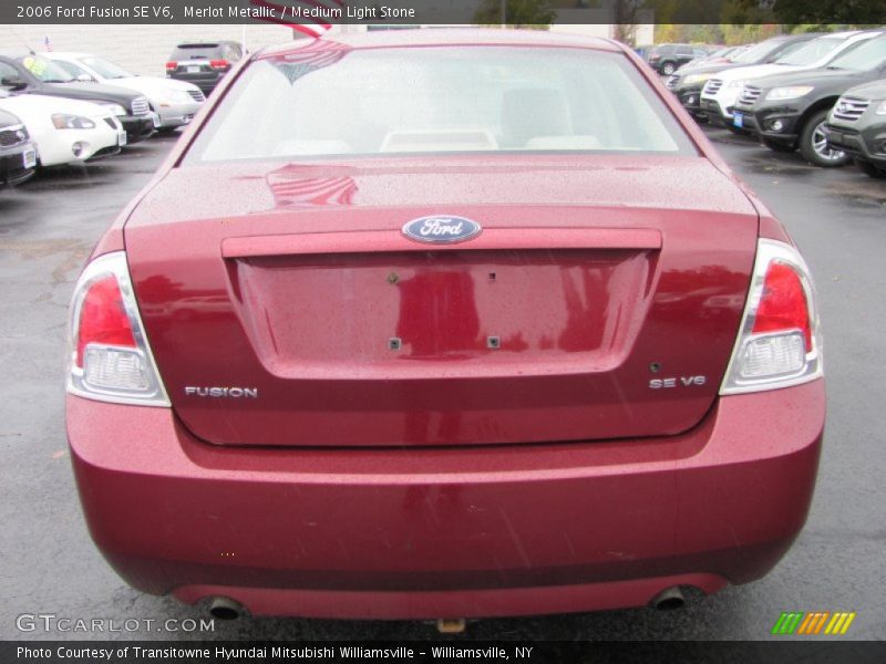 Merlot Metallic / Medium Light Stone 2006 Ford Fusion SE V6
