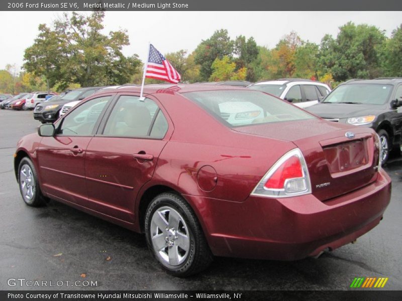 Merlot Metallic / Medium Light Stone 2006 Ford Fusion SE V6