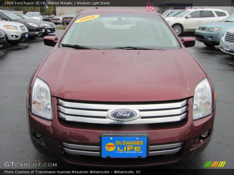 Merlot Metallic / Medium Light Stone 2006 Ford Fusion SE V6