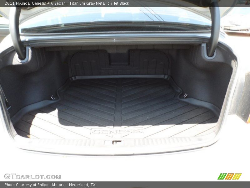 Titanium Gray Metallic / Jet Black 2011 Hyundai Genesis 4.6 Sedan