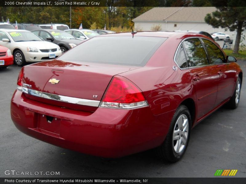 Sport Red Metallic / Gray 2006 Chevrolet Impala LT