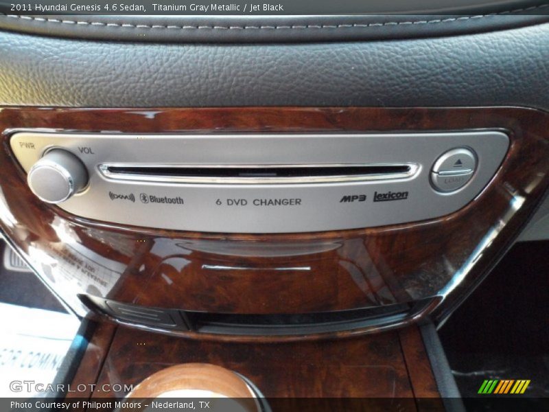 Titanium Gray Metallic / Jet Black 2011 Hyundai Genesis 4.6 Sedan
