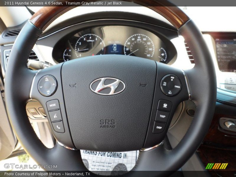  2011 Genesis 4.6 Sedan Steering Wheel