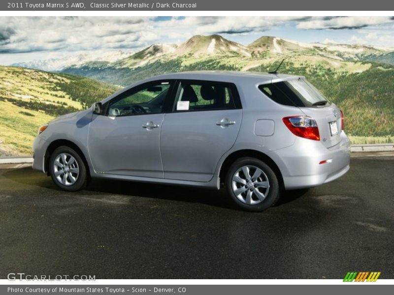 Classic Silver Metallic / Dark Charcoal 2011 Toyota Matrix S AWD