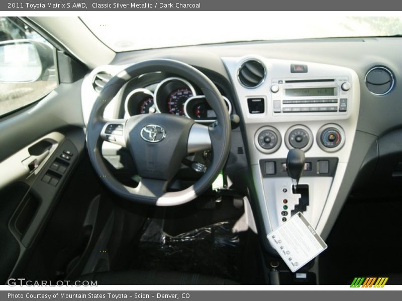 Classic Silver Metallic / Dark Charcoal 2011 Toyota Matrix S AWD