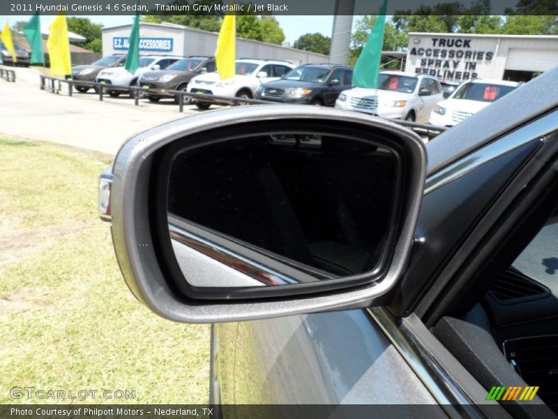 Titanium Gray Metallic / Jet Black 2011 Hyundai Genesis 4.6 Sedan