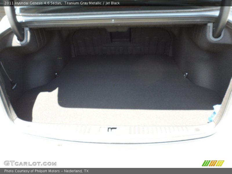 Titanium Gray Metallic / Jet Black 2011 Hyundai Genesis 4.6 Sedan