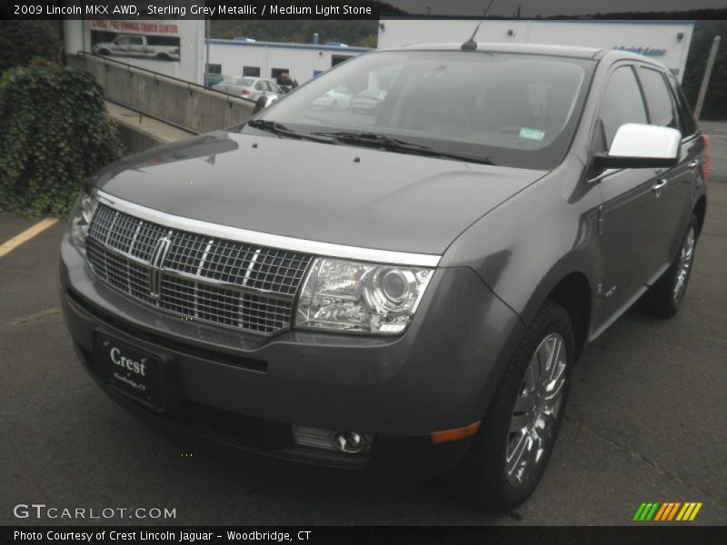 Sterling Grey Metallic / Medium Light Stone 2009 Lincoln MKX AWD