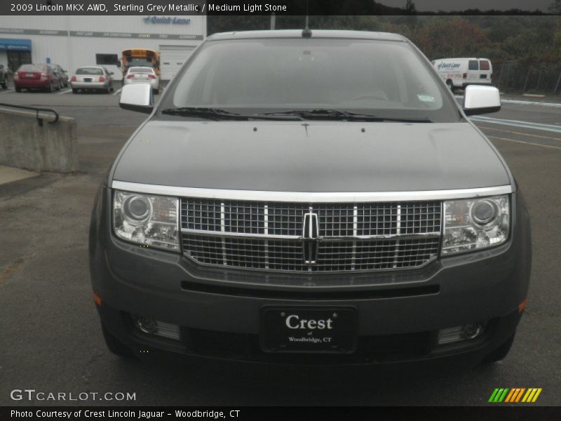 Sterling Grey Metallic / Medium Light Stone 2009 Lincoln MKX AWD