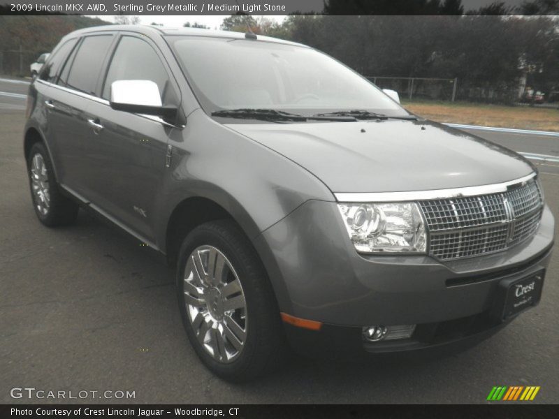 Sterling Grey Metallic / Medium Light Stone 2009 Lincoln MKX AWD
