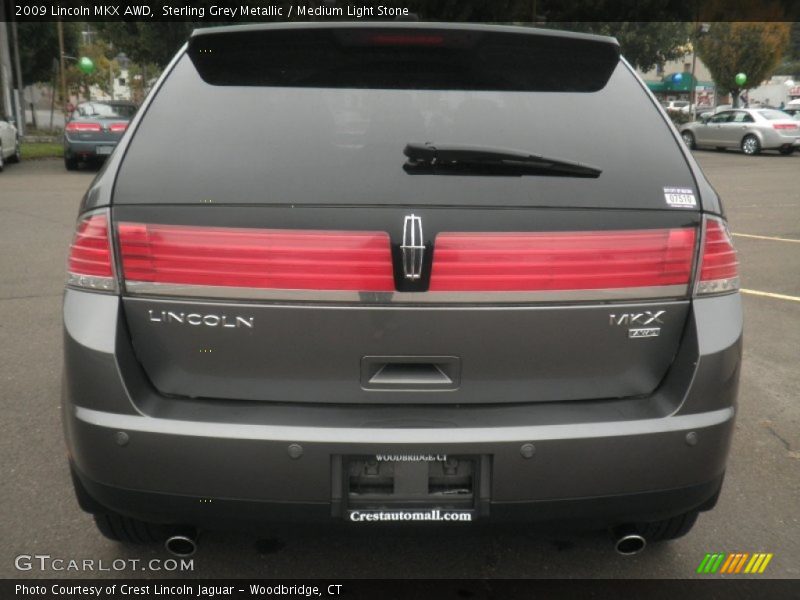 Sterling Grey Metallic / Medium Light Stone 2009 Lincoln MKX AWD