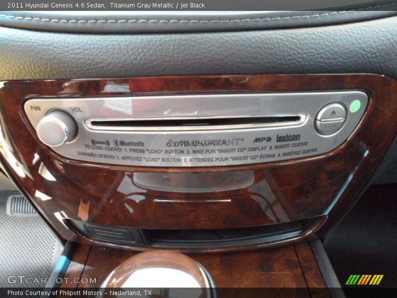 Titanium Gray Metallic / Jet Black 2011 Hyundai Genesis 4.6 Sedan