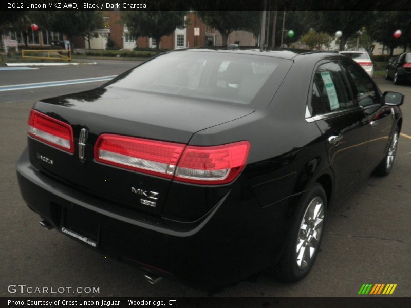 Black / Dark Charcoal 2012 Lincoln MKZ AWD