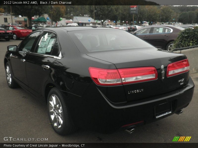 Black / Dark Charcoal 2012 Lincoln MKZ AWD