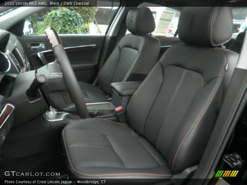  2012 MKZ AWD Dark Charcoal Interior